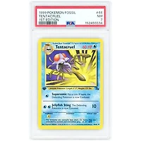Tentacruel 1999 Pokemon Fossil 1st Edition #44 PSA Authenticated 7 Card