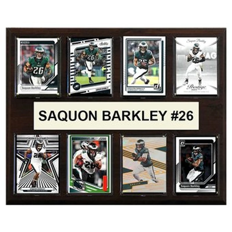 Saquon Barkley Philadelphia Eagles 12" x 15" Trading Card Plaque