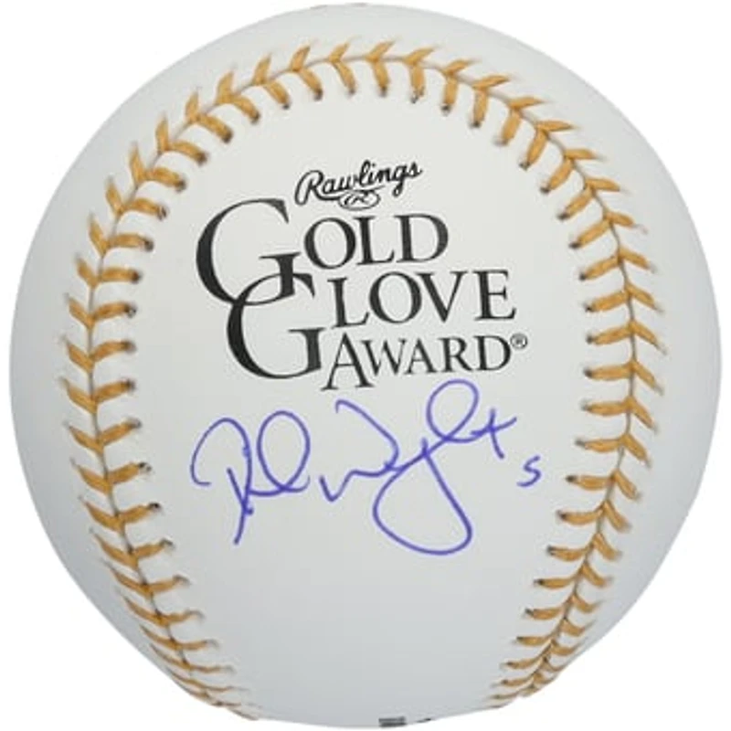 David Wright New York Mets Autographed Gold Glove Logo Baseball