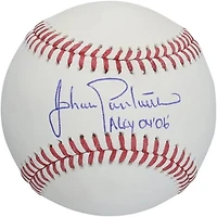 Johan Santana Minnesota Twins Autographed Baseball with "AL Cy Young 04', 06'" Inscription