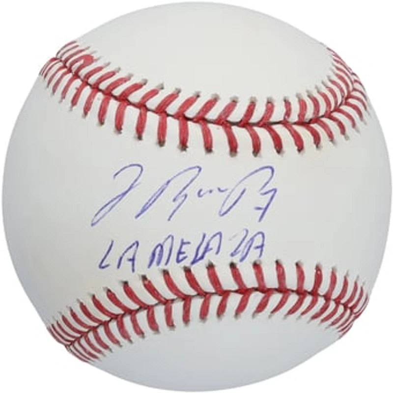 Jose Reyes New York Mets Autographed Baseball with "La Melaza" Inscription