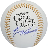 Keith Hernandez New York Mets Autographed Gold Glove Logo Baseball