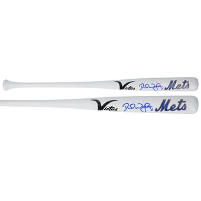 David Wright New York Mets Autographed Victus Team ID Mini Bat