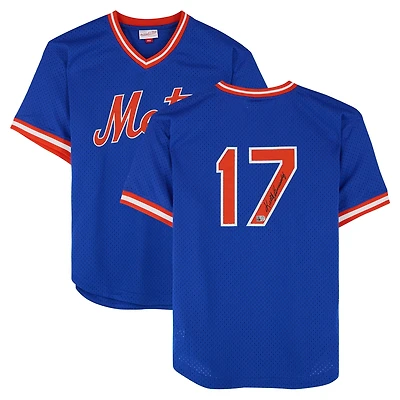 Keith Hernandez New York Mets Autographed Royal Mitchell & Ness Batting Practice Jersey