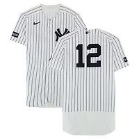 Trent Grisham New York Yankees Game-Used #12 White Nike Pinstripe Jersey vs. Minnesota Twins on July 5, 2026