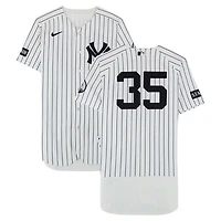 Cody Bellinger New York Yankees Game-Used #35 White Nike Pinstripe Jersey vs. Minnesota Twins on July 5, 2026