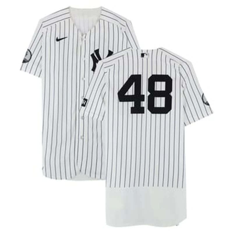 Paul Goldschmidt New York Yankees Player-Worn #48 White Nike Pinstripe Jersey vs. Minnesota Twins on July 5, 2026