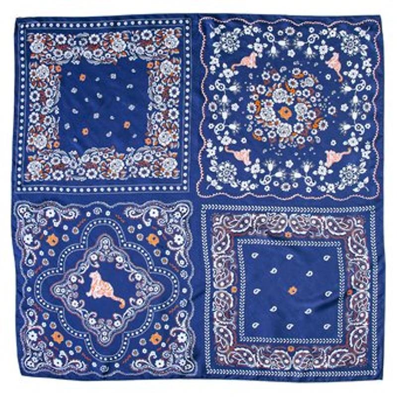 Smith & Quinn Auburn Tigers Square Silk Scarf