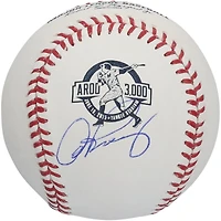 Alex Rodriguez New York Yankees Autographed 3000th Hit Logo Baseball