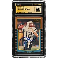 Tom Brady New England Patriots Autographed 2000 Bowman #236 CGC Fanatics Witnessed Authenticated AUTO 10 Rookie Card
