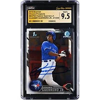 Vladimir Guerrero Jr. Toronto Blue Jays Autographed 2016 Bowman Chrome Prospects #BCP55 CGC Fanatics Witnessed Authenticated MINT+ 9.5 Card