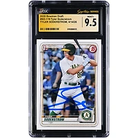 Tyler Soderstrom Athletics Autographed 2020 Bowman Draft #BD-119 CGC Fanatics Witnessed Authenticated MINT+ 9.5 Card