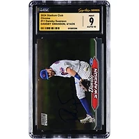 Dansby Swanson Chicago Cubs Autographed 2024 Stadium Club Chrome #11 CGC Fanatics Witnessed Authenticated /10 Card