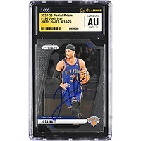 Josh Hart New York Knicks Autographed 2024-25 Panini Prizm #196 CGC Fanatics Witnessed Authenticated AUTO 10 Card