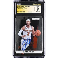 Josh Hart New York Knicks Autographed 2024-25 Panini Prizm Deca #113 CGC Fanatics Witnessed Authenticated / Card