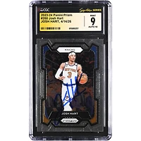 Josh Hart New York Knicks Autographed 2023-24 Panini Prizm #260 CGC Fanatics Witnessed Authenticated /10 Card