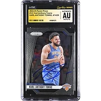 Karl-Anthony Towns New York Knicks Autographed 2024-25 Panini Prizm #141 CGC Fanatics Witnessed Authenticated AUTO 10 Card