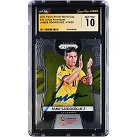 James Rodríguez Colombia National Team Autographed 2018 Panini Prizm World Cup #38 CGC Fanatics Witnessed Authenticated GEM MINT 10 Card