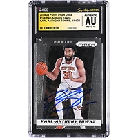 Karl-Anthony Towns New York Knicks Autographed 2024-25 Panini Prizm Deca #166 CGC Fanatics Witnessed Authenticated AUTO 10 Card