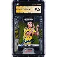James Rodríguez Colombia National Team Autographed 2018 Panini Prizm World Cup #38 CGC Fanatics Witnessed Authenticated MINT+ 9.5 Card