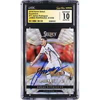 James Rodríguez Colombia National Team Autographed 2016 Panini Select Equalizers #11 CGC Fanatics Witnessed Authenticated 10/10 Card