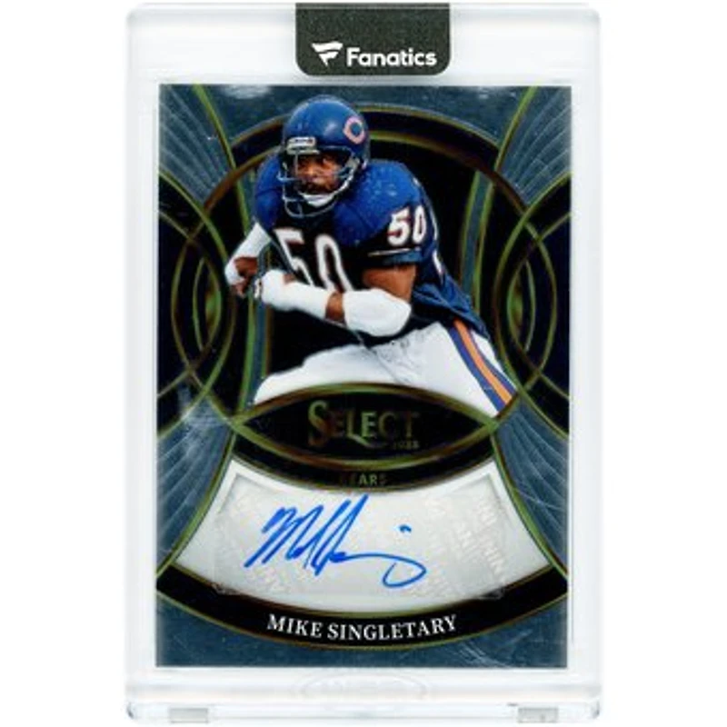 Mike Singletary Chicago Bears Autographed 2025 Panini Select Silver Prizm #SP-MSY Card
