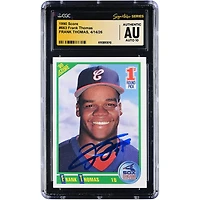 Frank Thomas Chicago White Sox Autographed 1990 Score #663 CGC Fanatics Witnessed Authenticated AUTO 10 Rookie Card