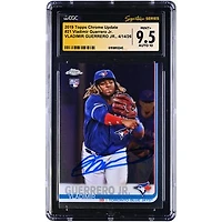 Vladimir Guerrero Jr. Toronto Blue Jays Autographed 2019 Topps Chrome Update #21 CGC Fanatics Witnessed Authenticated 9.5/10 Rookie Card