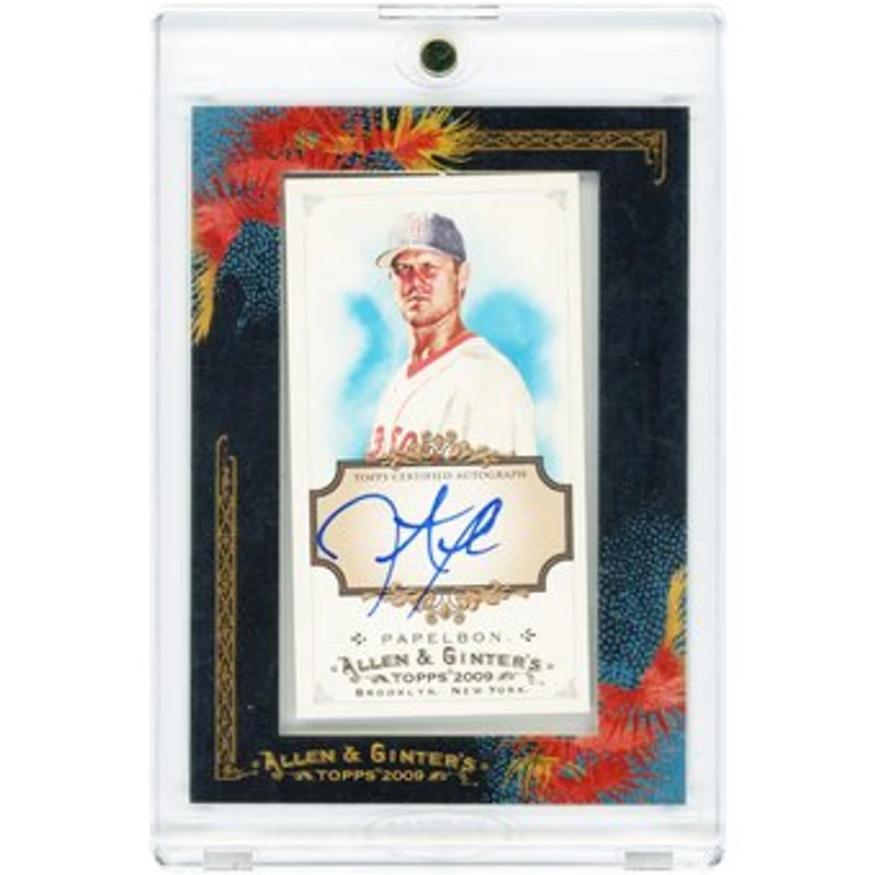 Jonathan Papelbon Boston Red Sox Autographed 2009 Topps Allen & Ginter Mini Framed #AGA-JP Card