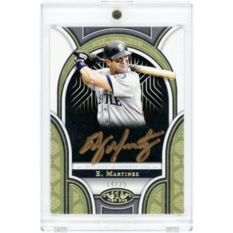 Edgar Martínez Seattle Mariners Autographed 2023 Topps Tier One Bronze Ink #PPA-EM #14/25 Card