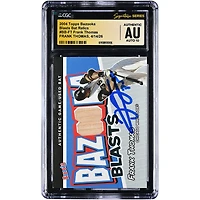 Frank Thomas Chicago White Sox Autographed 2004 Topps Bazooka Blasts Bat Relics Game-Used Bat Relic #BB-FT CGC Fanatics Witnessed Authenticated AUTO 10 Card