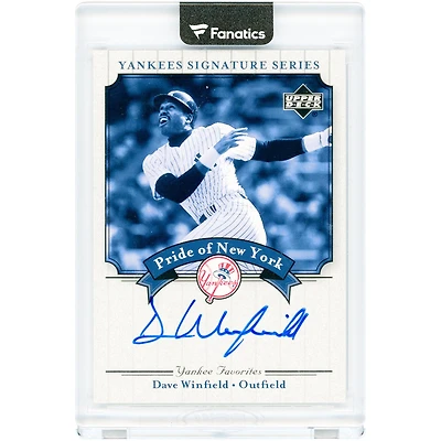 Dave Winfield New York Yankees Autographed 2003 Upper Deck Yankees Signature Series #PN-DW Card
