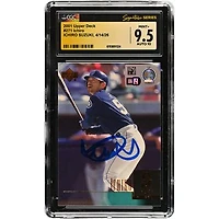 Ichiro Suzuki Seattle Mariners Autographed 2001 Upper Deck #271 CGC Fanatics Witnessed Authenticated 9.5/10 Rookie Card