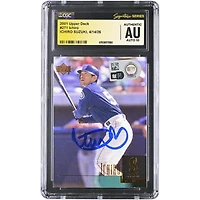 Ichiro Suzuki Seattle Mariners Autographed 2001 Upper Deck #271 CGC Fanatics Witnessed Authenticated AUTO 10 Rookie Card