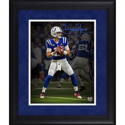 Daniel Jones Indianapolis Colts Facsimile Signature Framed 11" x 14" Spotlight Photograph