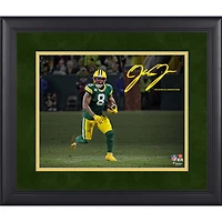Josh Jacobs Green Bay Packers Facsimile Signature Framed 11" x 14" Spotlight Photograph