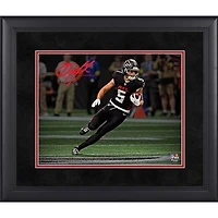 Drake London Atlanta Falcons Facsimile Signature Framed 11" x 14" Spotlight Photograph