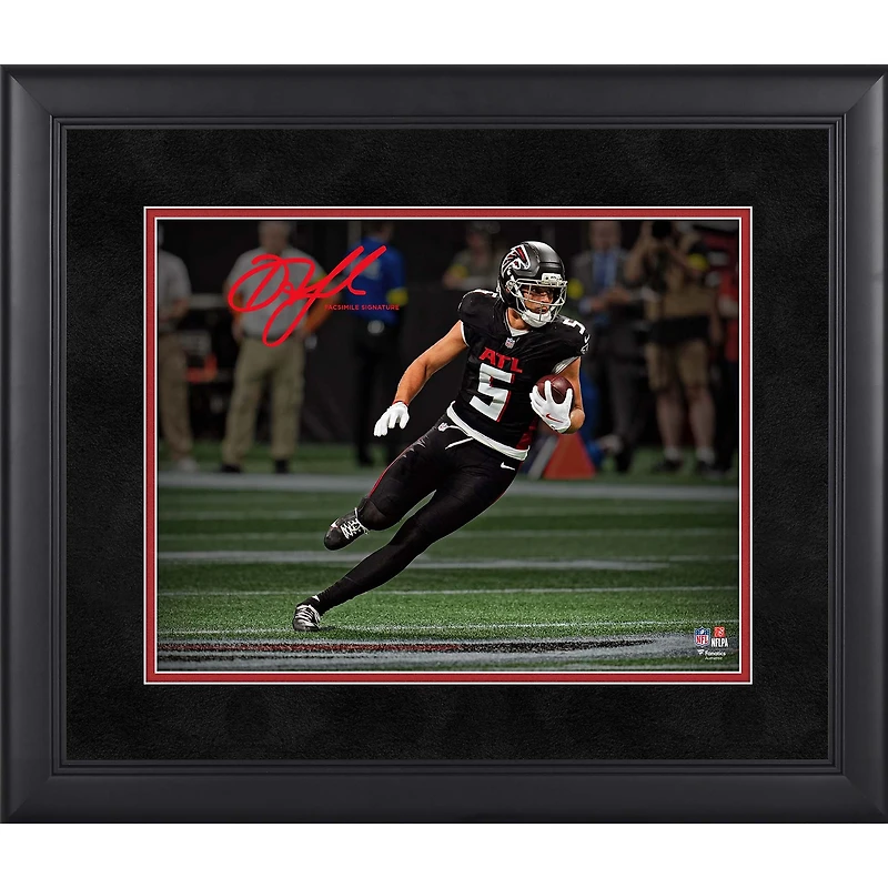 Drake London Atlanta Falcons Facsimile Signature Framed 11" x 14" Spotlight Photograph