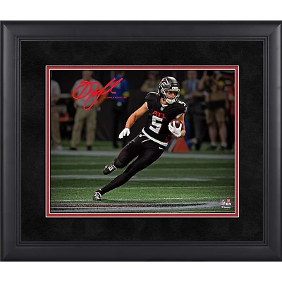 Drake London Atlanta Falcons Facsimile Signature Framed 11" x 14" Spotlight Photograph
