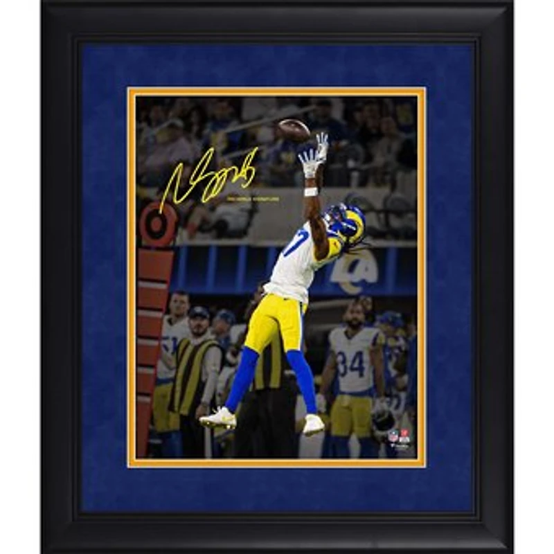 Davante Adams Los Angeles Rams Facsimile Signature Framed 11" x 14" Spotlight Photograph