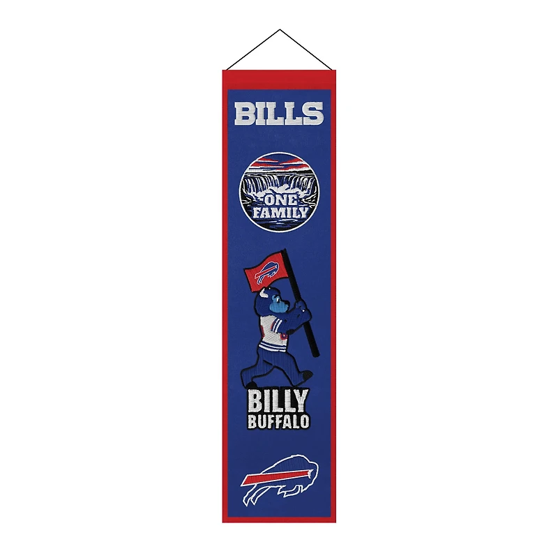 Buffalo Bills 8" x 32" Icons Banner