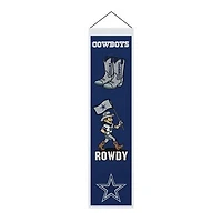 Dallas Cowboys 8" x 32" Icons Banner