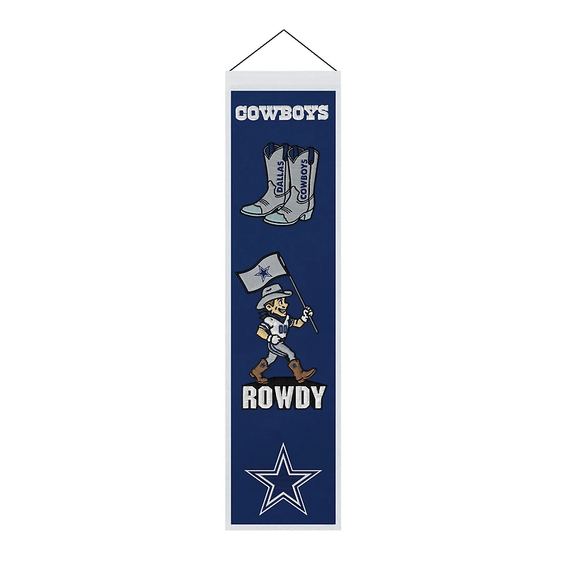 Dallas Cowboys 8" x 32" Icons Banner