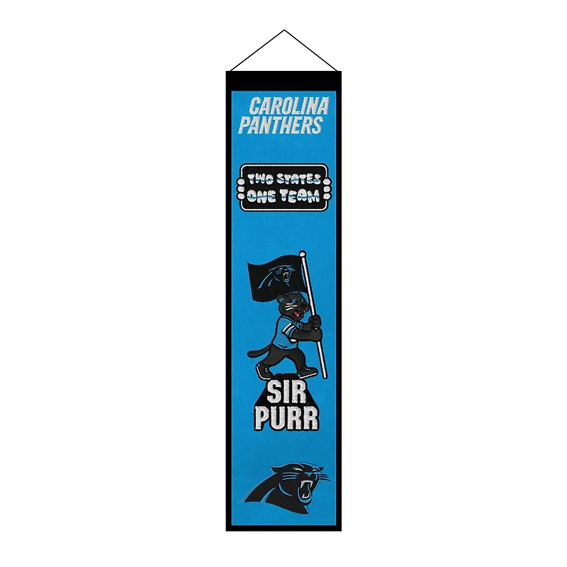 Carolina Panthers 8" x 32" Icons Banner