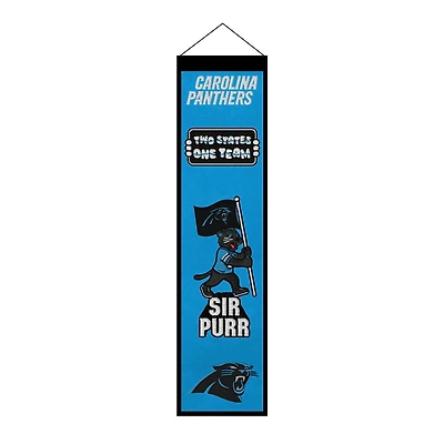 Carolina Panthers 8" x 32" Icons Banner