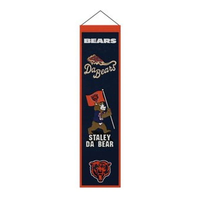 Chicago Bears 8" x 32" Icons Banner
