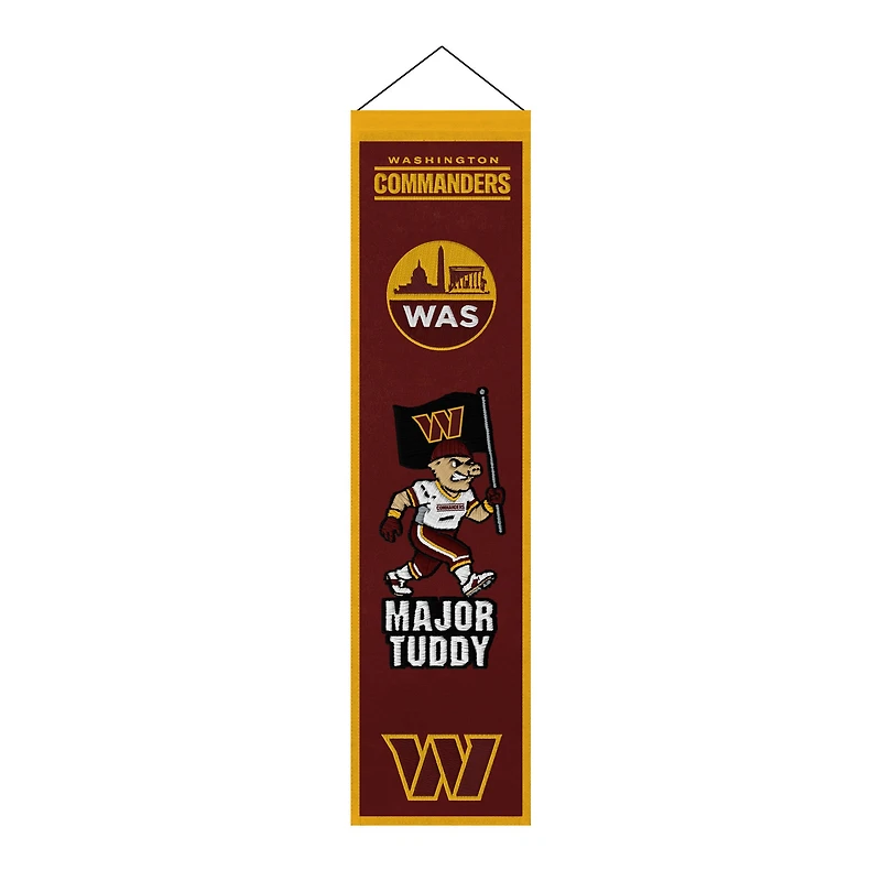 Washington Commanders 8" x 32" Icons Banner