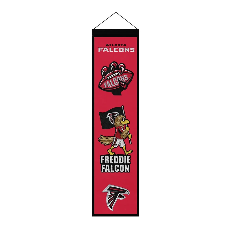 Atlanta Falcons 8" x 32" Icons Banner