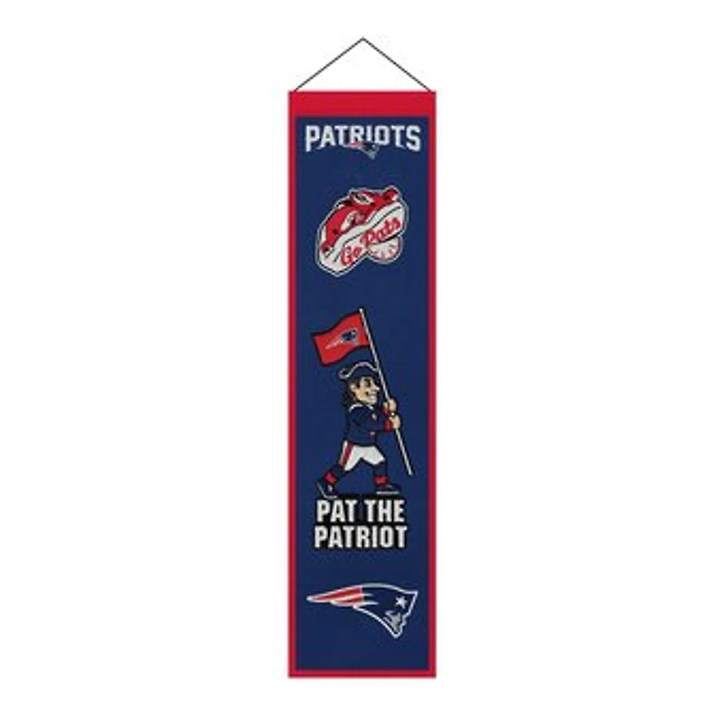 New England Patriots 8" x 32" Icons Banner