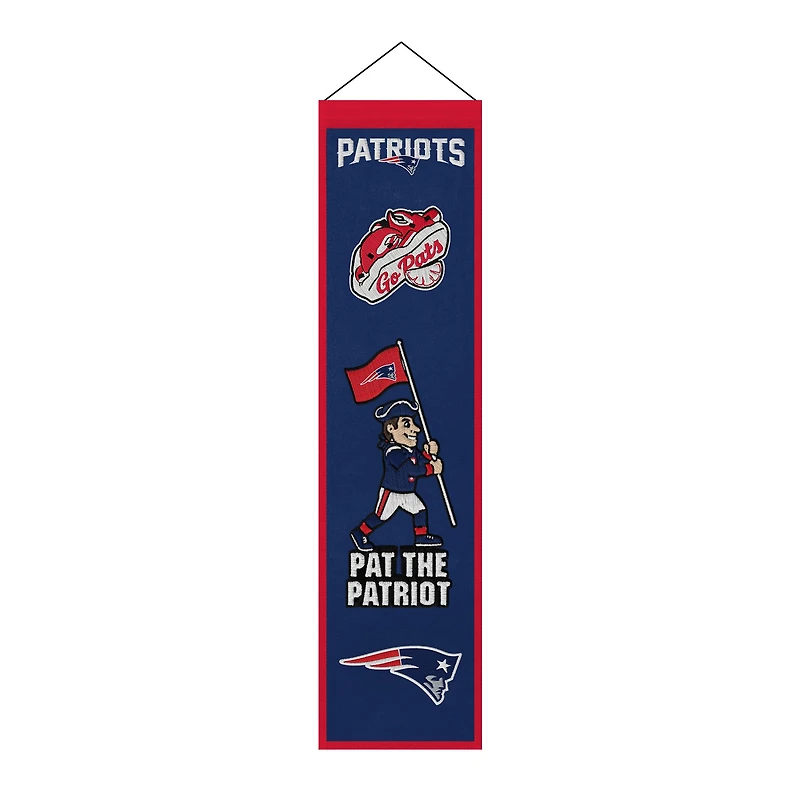 New England Patriots 8" x 32" Icons Banner
